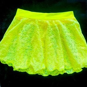 Sexy Bright Yellow Venus swimsuit Skirt CoverUp